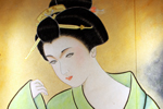 当社前の絵どうろう(西面)